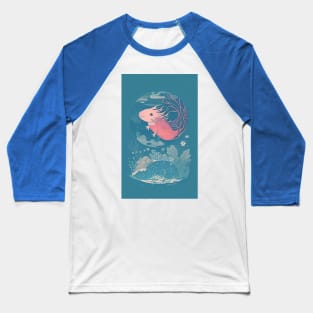 Endangered: Save the Axolotl 2 Baseball T-Shirt